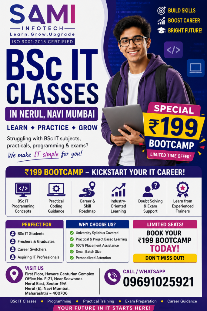 BSc IT classes and coaching in Navi Mumbai