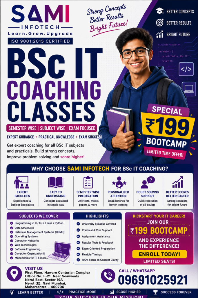 BSc IT coaching classes in Navi Mumbai