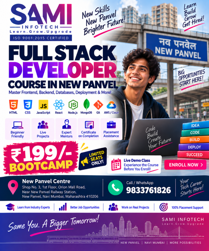Full Stack Developer Course in New Panvel Navi Mumbai – Practical Job-Oriented Web Development Training