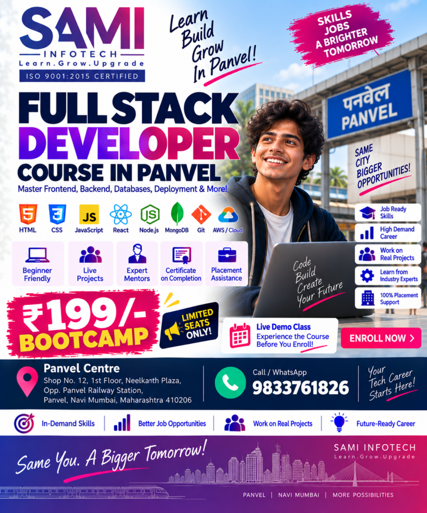 Full Stack Developer Course in Panvel Navi Mumbai – Practical Job-Oriented Web Development Training